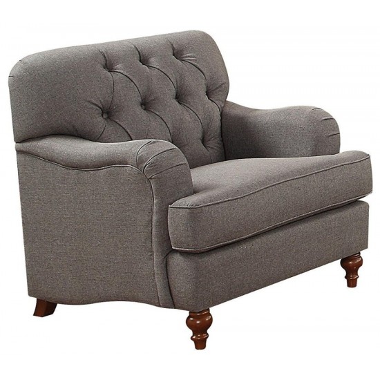 ACME Alianza Chair, Dark Gray Fabric