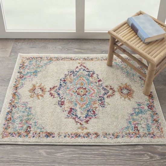 Nourison Passion PSN24 Area Rug, Grey/Multicolor, 1'10" x 2'10"