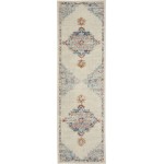 Nourison Passion PSN24 Runner Rug, Grey/Multicolor, 2'2"x7'6"