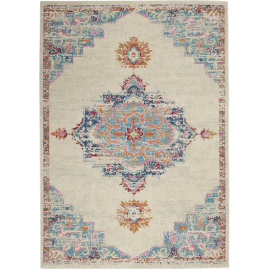 Nourison Passion PSN24 Area Rug, Grey/Multicolor, 3'9" x 5'9"