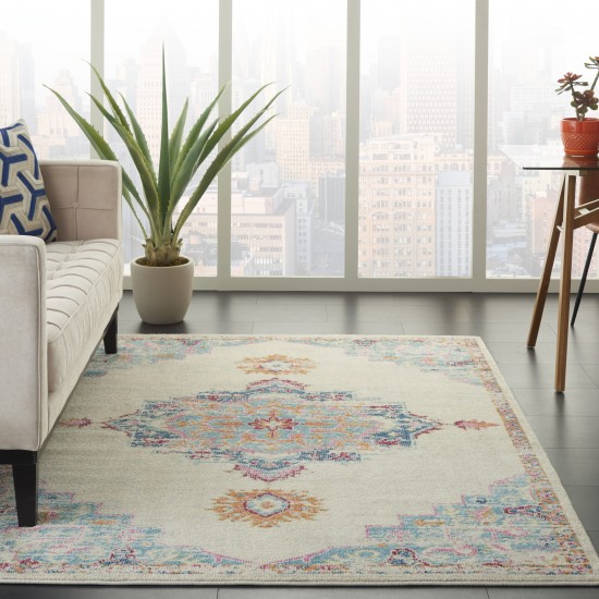 Nourison Passion PSN24 Area Rug, Grey/Multicolor, 3'9" x 5'9"