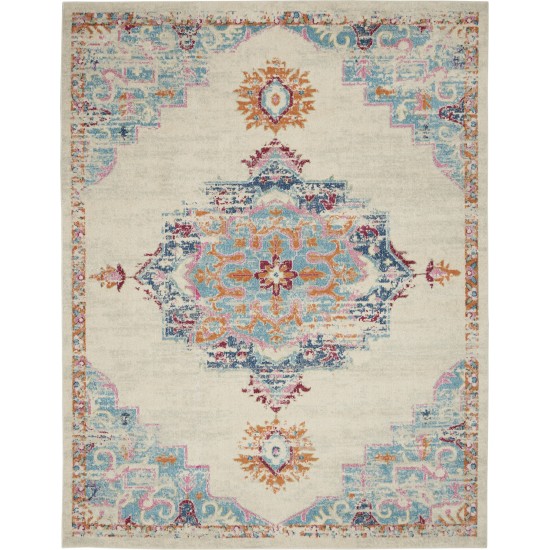 Nourison Passion PSN24 Area Rug, Grey/Multicolor, 8'x 10'