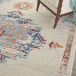 Nourison Passion PSN24 Area Rug, Grey/Multicolor, 8'x 10'