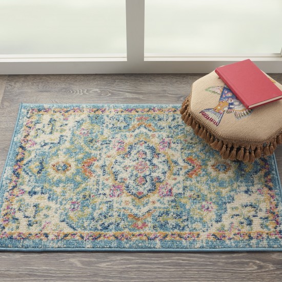 Nourison Passion PSN25 Area Rug, Ivory/Light Blue, 1'10" x 2'10"