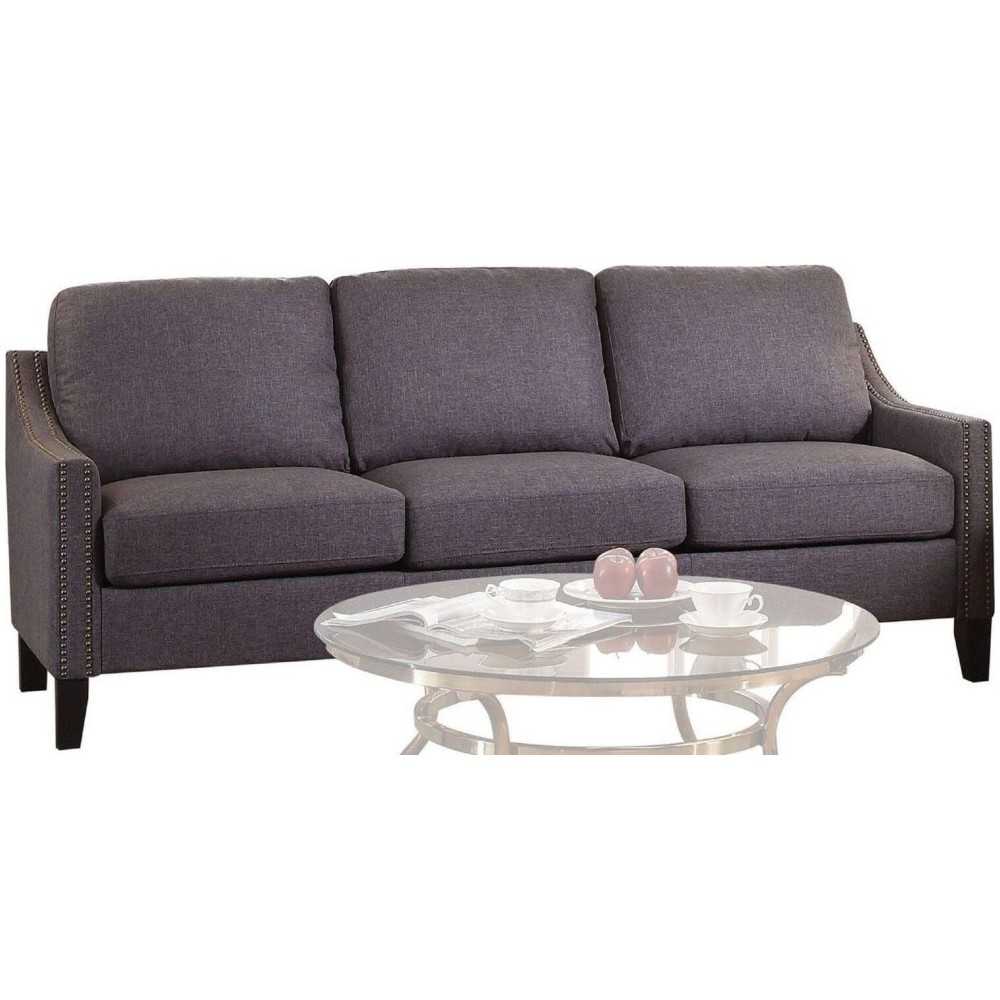 ACME Zapata Sofa, Gray Linen