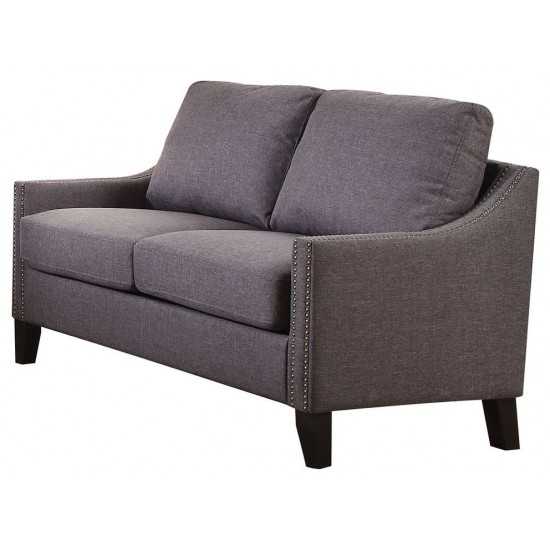 ACME Zapata Loveseat, Gray Linen