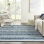 Nourison Passion PSN26 Area Rug, Navy/Blue, 6'7" x 9'6"