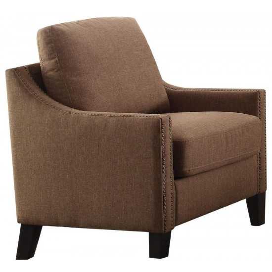 ACME Zapata Chair, Brown Linen