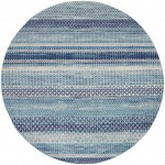 Nourison Passion PSN26 Area Rug, Navy/Blue, 8' x Round