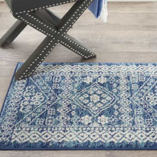 Nourison Passion PSN27 Area Rug, Navy/Blue, 1'10" x 2'10"