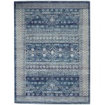 Nourison Passion PSN27 Area Rug, Navy/Blue, 3'9" x 5'9"