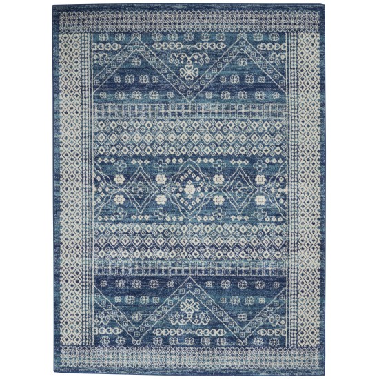 Nourison Passion PSN27 Area Rug, Navy/Blue, 3'9" x 5'9"