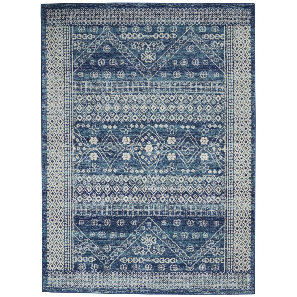 Nourison Passion PSN27 Area Rug, Navy/Blue, 3'9" x 5'9"