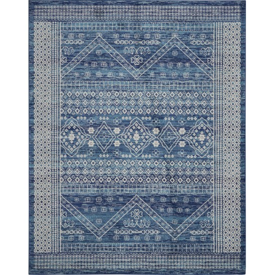 Nourison Passion PSN27 Area Rug, Navy/Blue, 6'7" x 9'6"