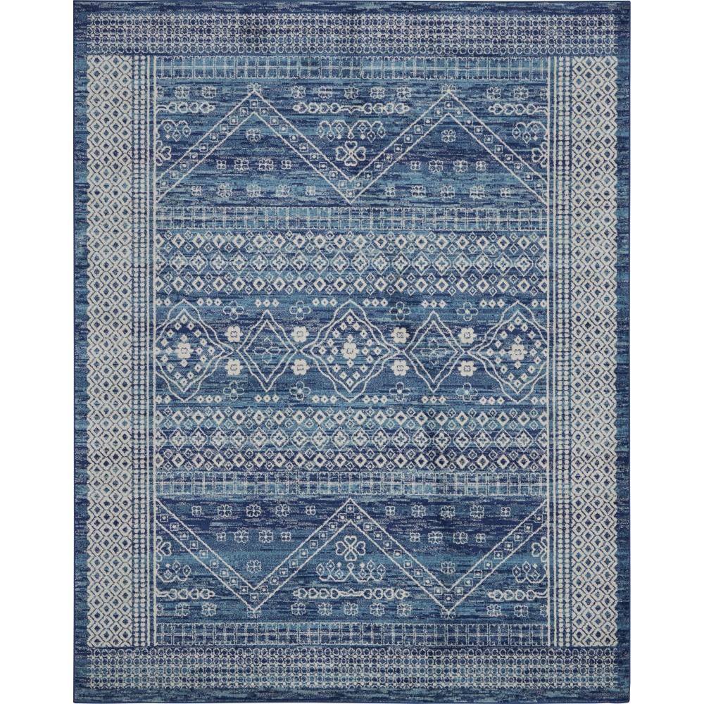 Nourison Passion PSN27 Area Rug, Navy/Blue, 8' x 10'