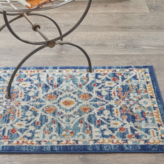 Nourison Passion PSN28 Area Rug, Blue/Multicolor, 1'10" x 2'10"