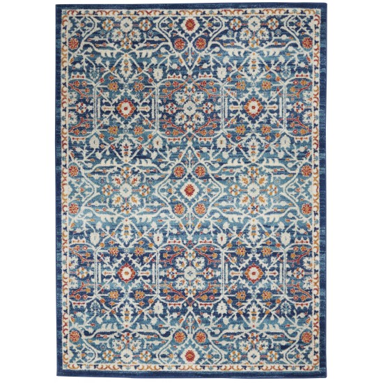 Nourison Passion PSN28 Area Rug, Blue/Multicolor, 3'9" x 5'9"