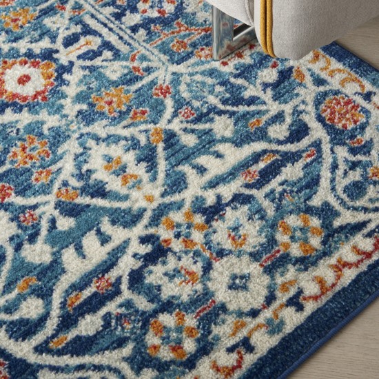 Nourison Passion PSN28 Area Rug, Blue/Multicolor, 3'9" x 5'9"