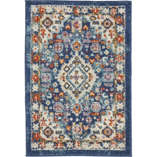 Nourison Passion PSN29 Area Rug, Blue/Multicolor, 1'10" x 2'10"