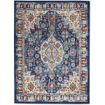 Nourison Passion PSN29 Area Rug, Blue/Multicolor, 3'9" x 5'9"