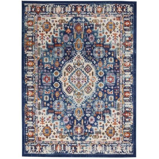 Nourison Passion PSN29 Area Rug, Blue/Multicolor, 3'9" x 5'9"