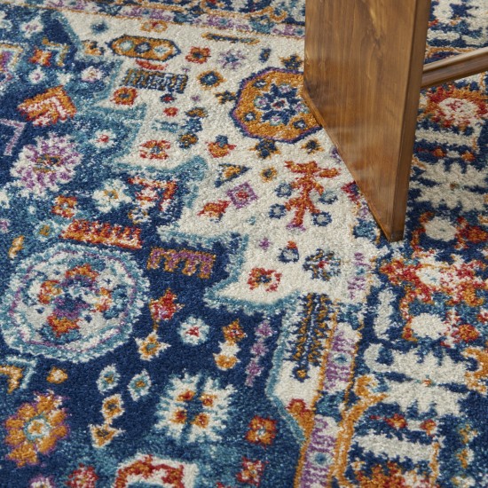 Nourison Passion PSN29 Area Rug, Blue/Multicolor, 3'9" x 5'9"