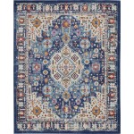 Nourison Passion PSN29 Area Rug, Blue/Multicolor, 8' x 10'