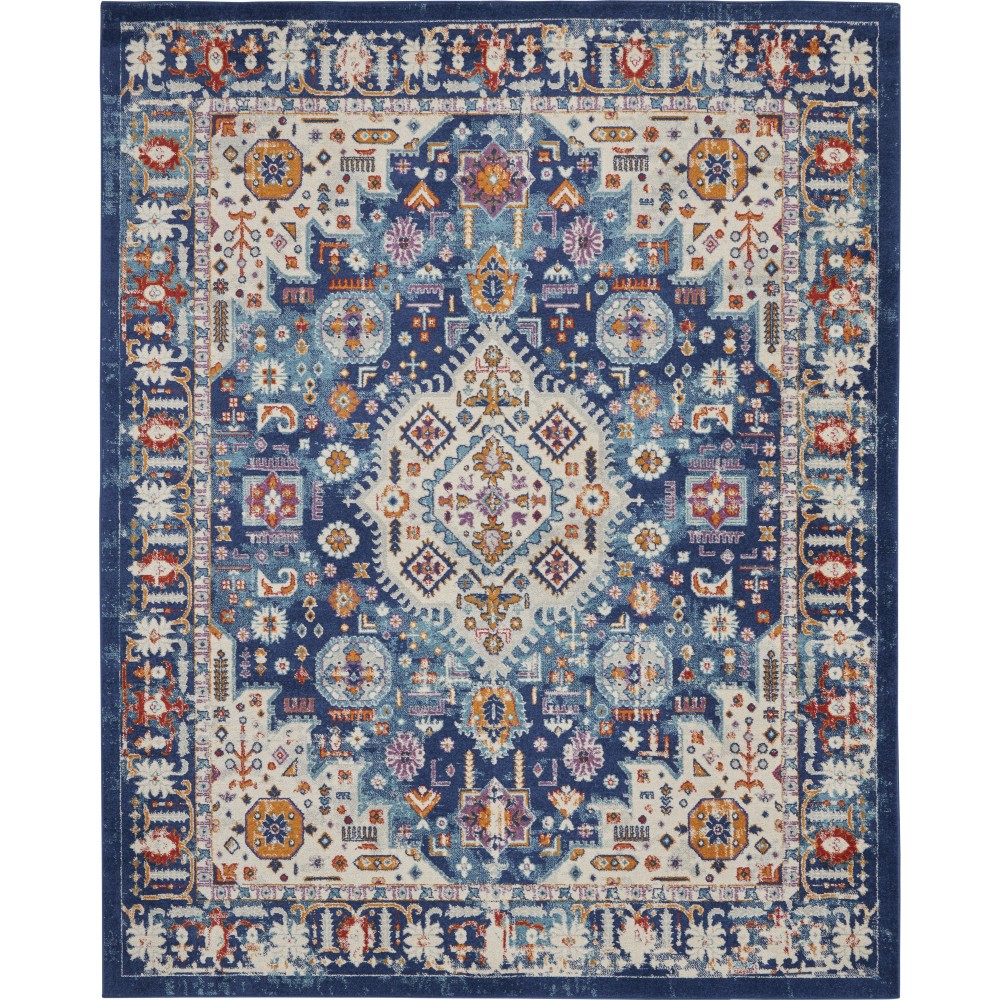 Nourison Passion PSN29 Area Rug, Blue/Multicolor, 8' x 10'