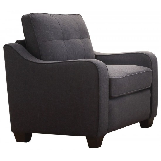 ACME Cleavon II Chair, Gray Linen