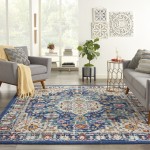 Nourison Passion PSN29 Area Rug, Blue/Multicolor, 8' x 10'