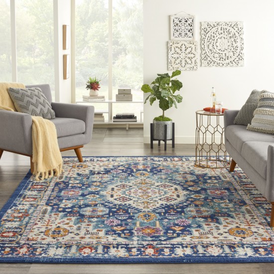 Nourison Passion PSN29 Area Rug, Blue/Multicolor, 8' x 10'