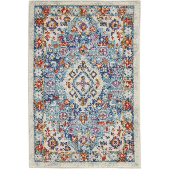 Nourison Passion PSN29 Area Rug, Ivory/Multicolor, 1'10" x 2'10"