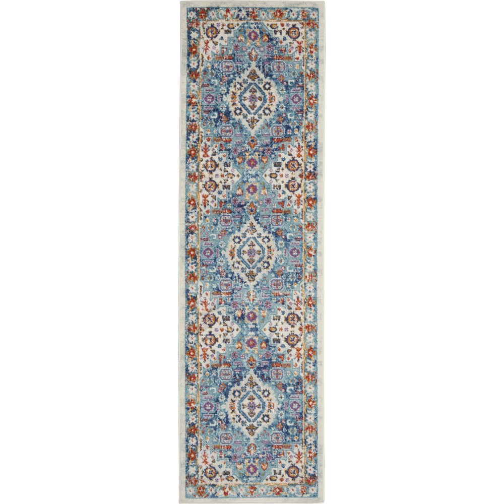 Nourison Passion PSN29 Runner Rug, Ivory/Multicolor, 2'2" x 7'6"