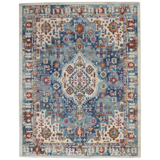 Nourison Passion PSN29 Area Rug, Ivory/Multicolor, 3'9" x 5'9"