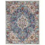 Nourison Passion PSN29 Area Rug, Ivory/Multicolor, 5'3" x 7'3"