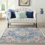 Nourison Passion PSN29 Area Rug, Ivory/Multicolor, 5'3" x 7'3"