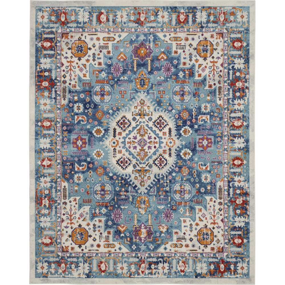 Nourison Passion PSN29 Area Rug, Ivory/Multicolor, 8' x 10'