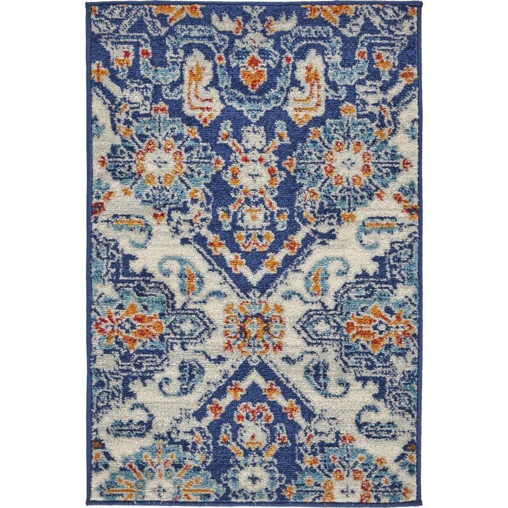 Nourison Passion PSN31 Area Rug, Blue/Multicolor, 1'10" x 2'10"