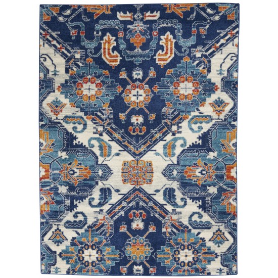 Nourison Passion PSN31 Area Rug, Blue/Multicolor, 3'9" x 5'9"