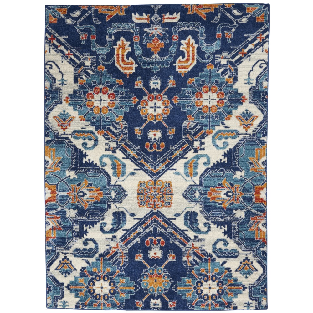 Nourison Passion PSN31 Area Rug, Blue/Multicolor, 3'9" x 5'9"