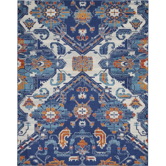 Nourison Passion PSN31 Area Rug, Blue/Multicolor, 8' x 10'