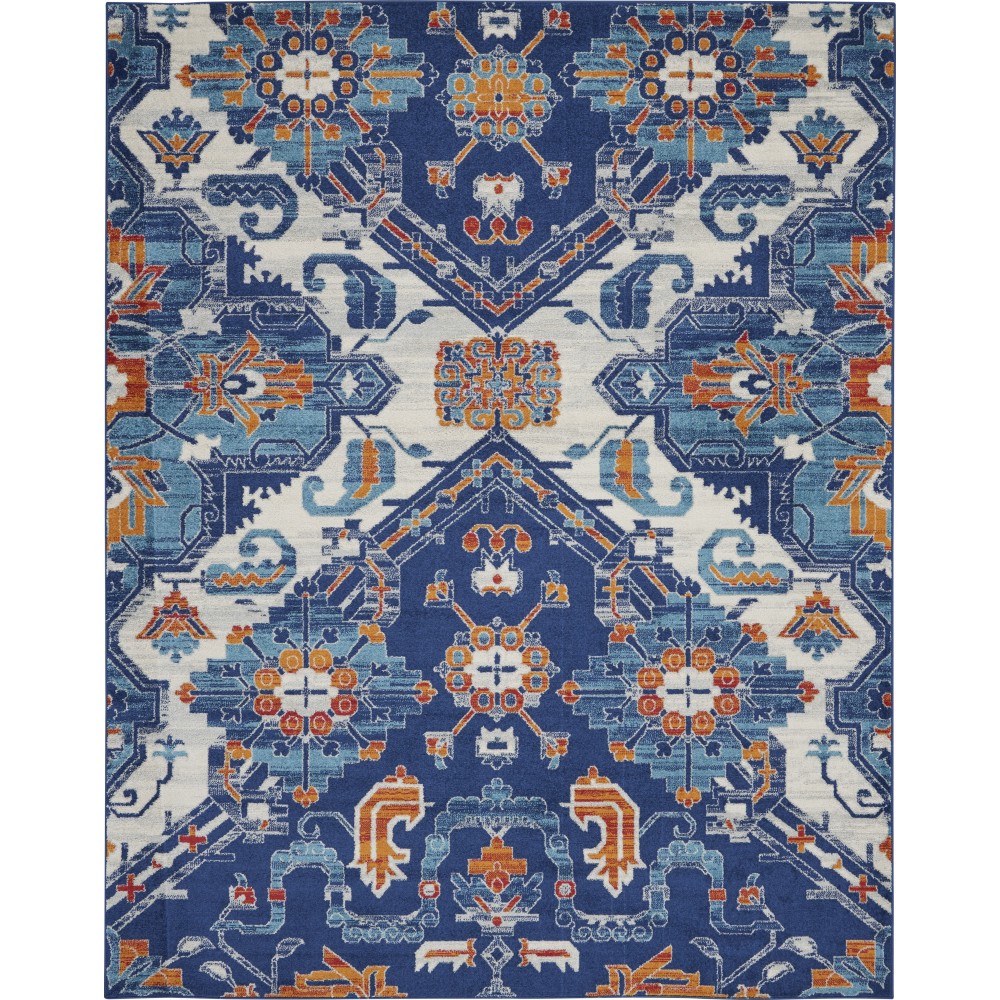 Nourison Passion PSN31 Area Rug, Blue/Multicolor, 8' x 10'