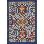 Nourison Passion PSN32 Area Rug, Blue/Multicolor, 1'10" x 2'10"