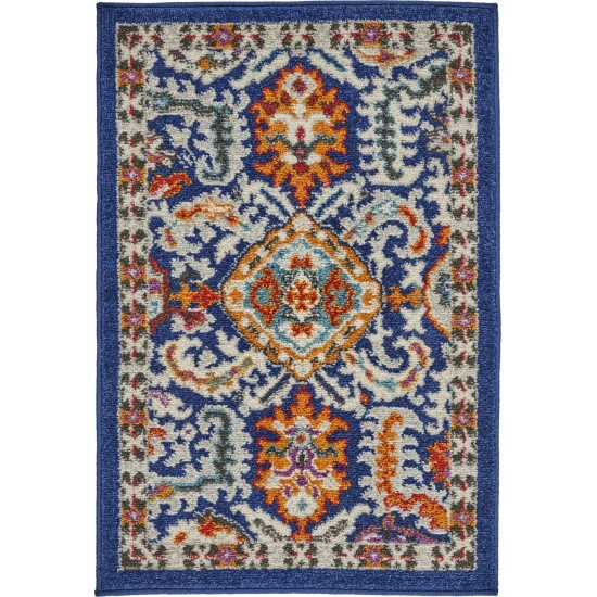 Nourison Passion PSN32 Area Rug, Blue/Multicolor, 1'10" x 2'10"