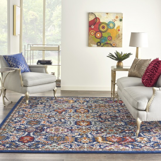 Nourison Passion PSN32 Area Rug, Blue/Multicolor, 8' x 10'