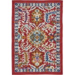 Nourison Passion PSN32 Area Rug, Red/Multicolor, 1'10" x 2'10"