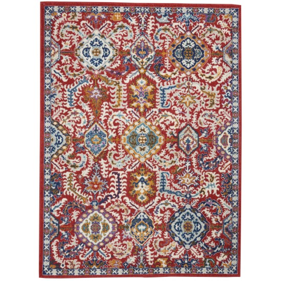 Nourison Passion PSN32 Area Rug, Red/Multicolor, 3'9" x 5'9"