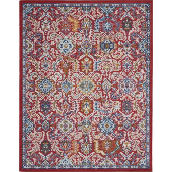 Nourison Passion PSN32 Area Rug, Red/Multicolor, 8' x 10'