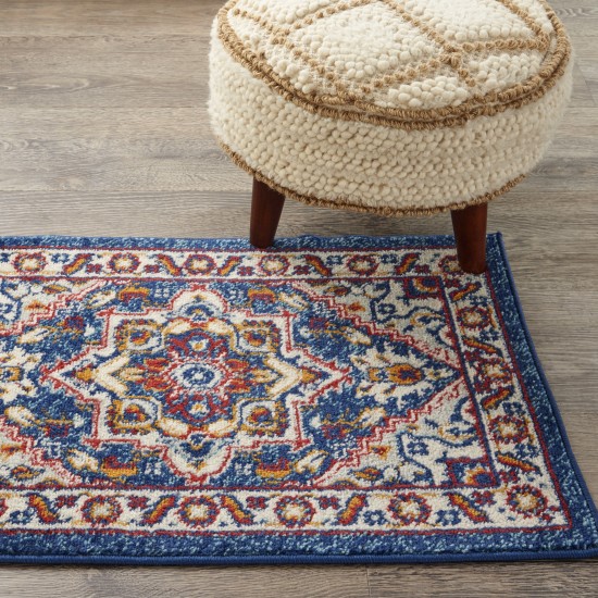 Nourison Passion PSN33 Area Rug, Blue/Multicolor, 1'10" x 2'10"