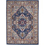 Nourison Passion PSN33 Area Rug, Blue/Multicolor, 3'9" x 5'9"